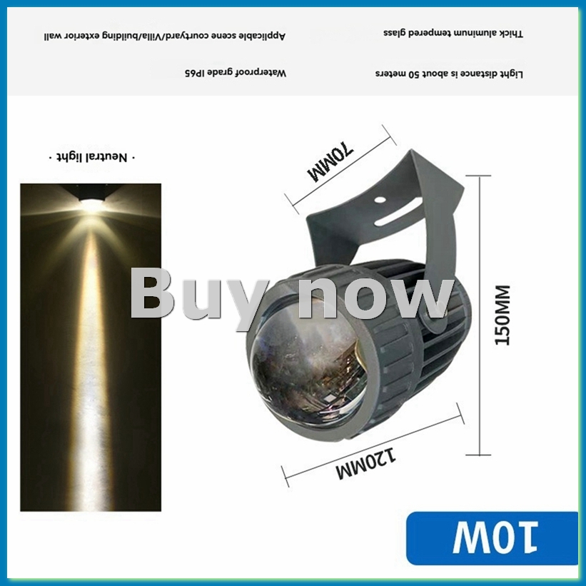 Outdoor Lighting For Garden - LED-Gartenwandstrahler für den Außenbereich, 10 W,