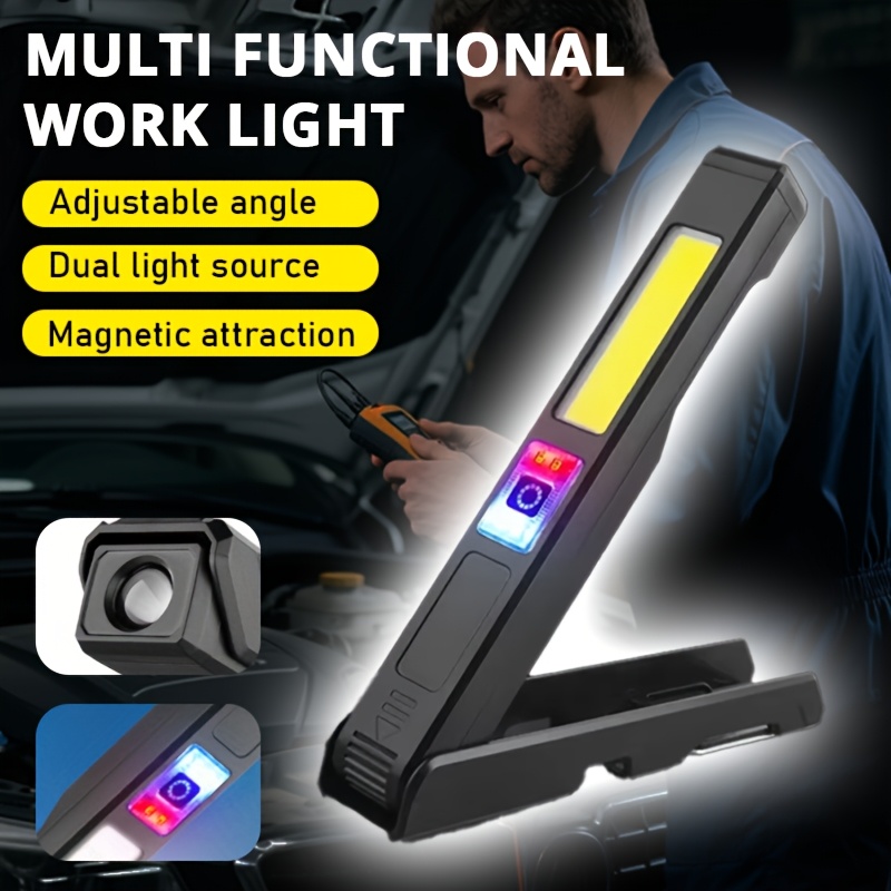Outdoor Lighting Jobs - Wiederaufladbare LED-Taschenlampe, Arbeitsleuchte mit Magnet und