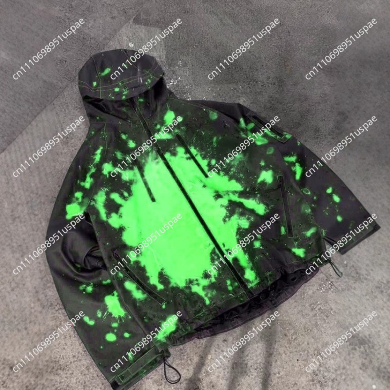 Color Changing Outdoor - Thermochromatische Wasserdichte Jacke für Herren/Damen, Temperaturempfindliche