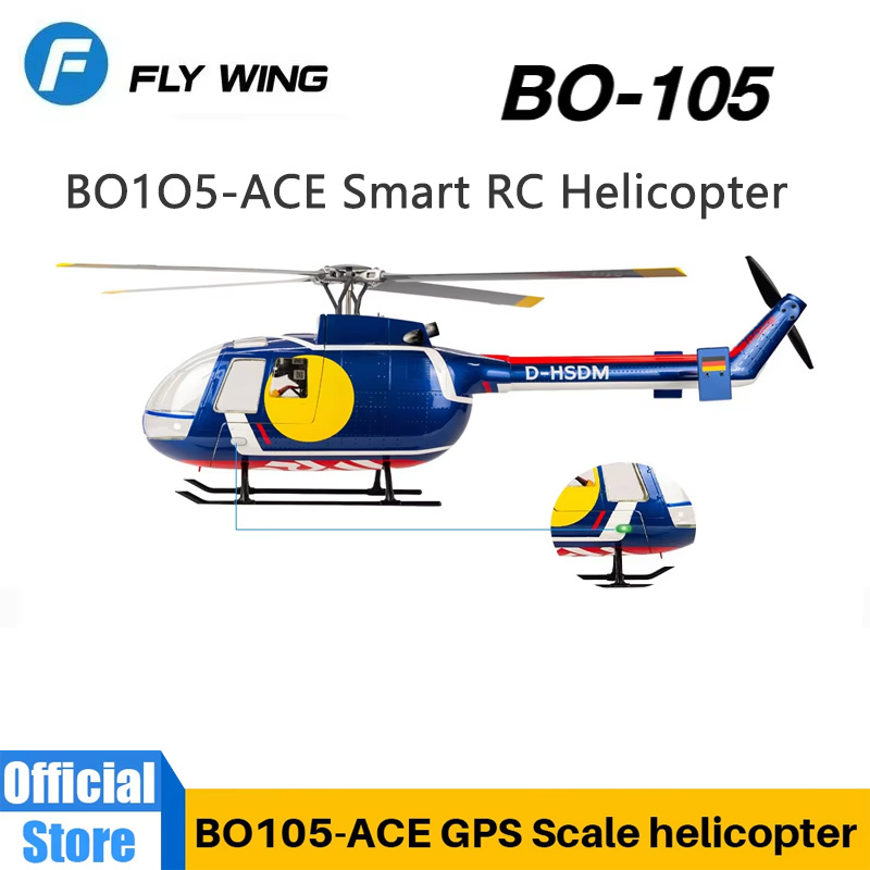 Outdoor Lighting Cable Uk - Flügellosflugzeug BO-105 ferngesteuerter Hubschrauber blau ACE