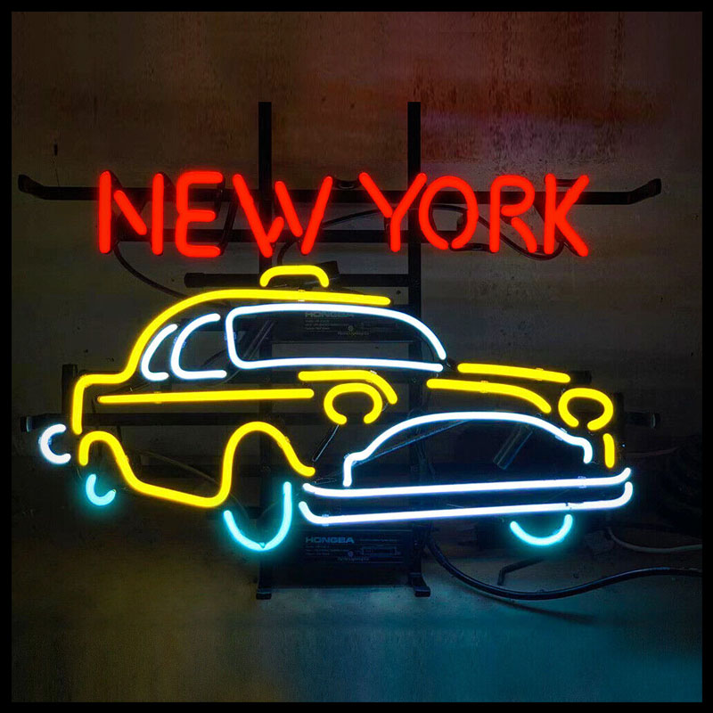 Outdoor Lighting New York - Neonschild für New York Taxi Neonröhrenschild