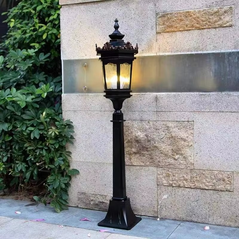 Outdoor Lighting Solar Panel - Outdoor Post Stehend Pathway Wasserdichte Garten