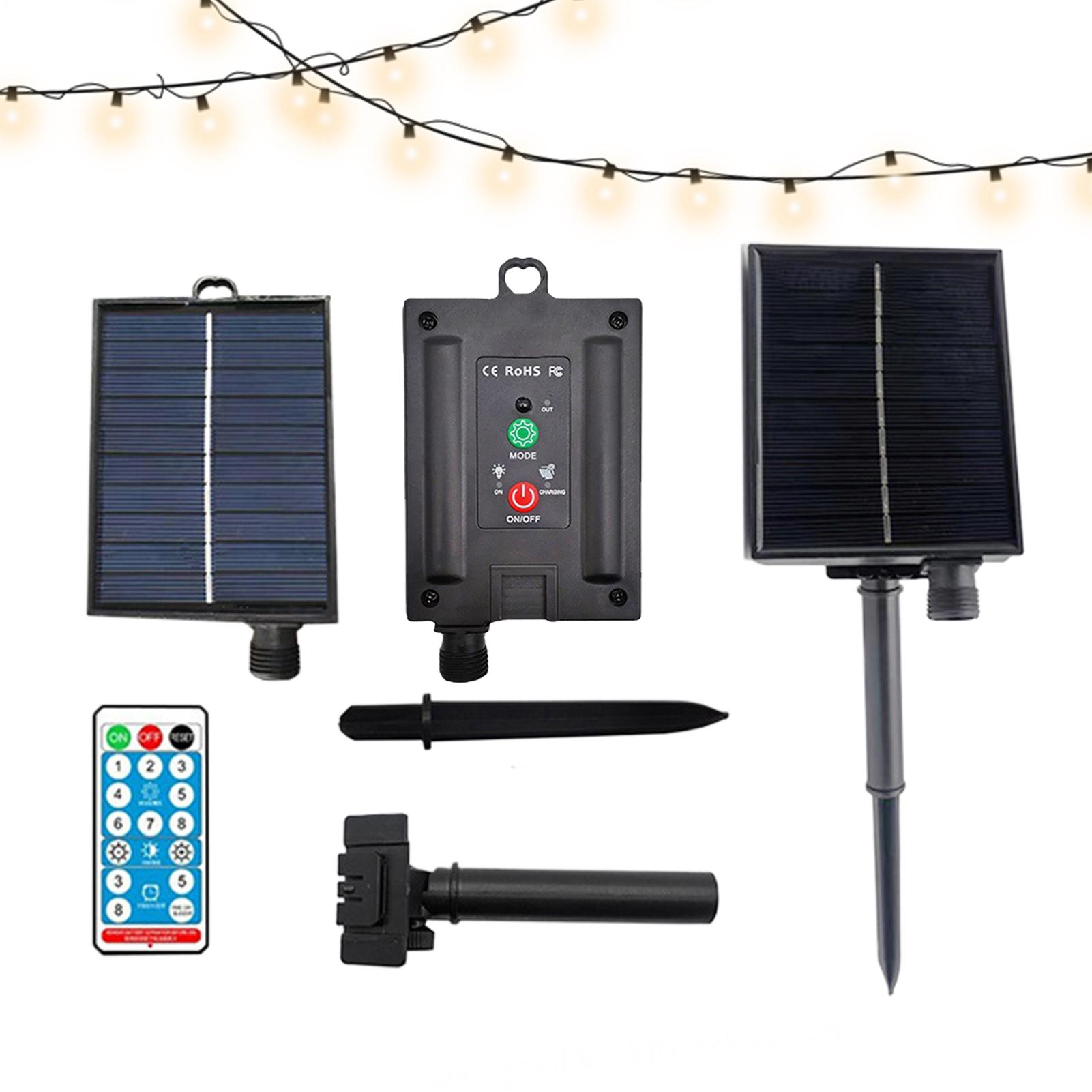 Outdoor Lighting Solar Panel - Tragbares Solarpanel 31V, wasserdicht, mit Fernbedienung,