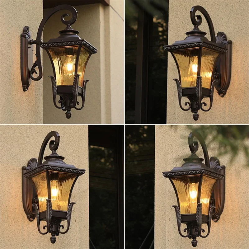 Xl Outdoor Lighting - Villa-Community Europäischer Stil Außenwandleuchte Wasserdicht Verstärkte