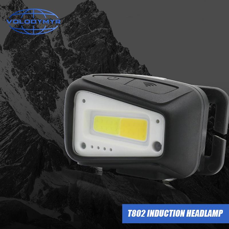 Outdoor Lighting Motion Sensor - VOLODYMYR Wasserdichte COB-LED-Stirnlampe mit Bewegungssensor, Arbeitsleuchte