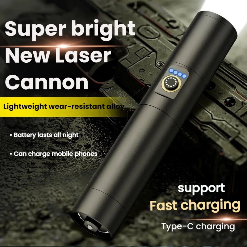 Starke LED-Taschenlampe, Typ-C – Outdoor Lighting Portable Bewertung und Preis