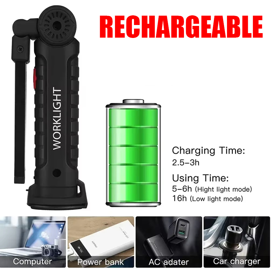 Tragbare LED-Taschenlampe mit  – Lighting Fixture Outdoor Bewertung und Preis
