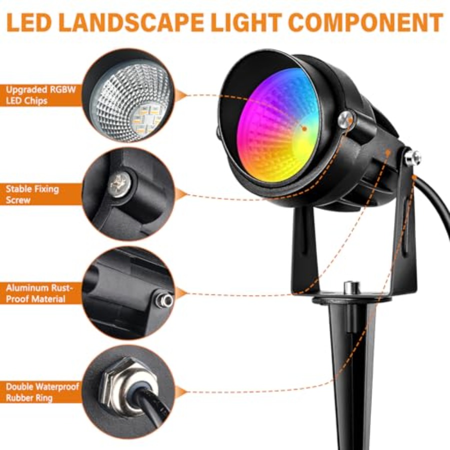 RGB-Außenstrahler 10W LED-Land – Color Changing Outdoor Bewertung und Preis