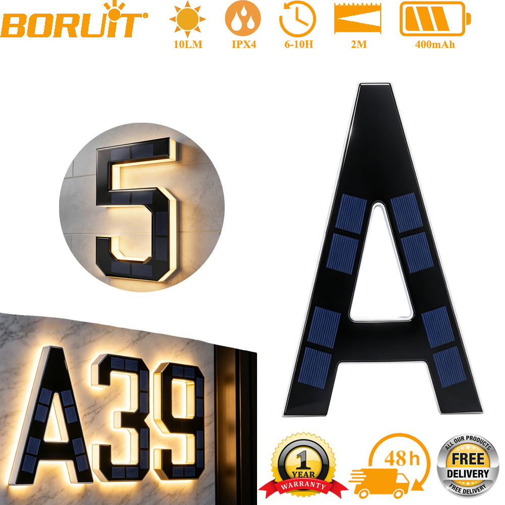 12CM Solar-Hausnummernleuchten – Outdoor Lighting For Front Of House Bewertung und Preis