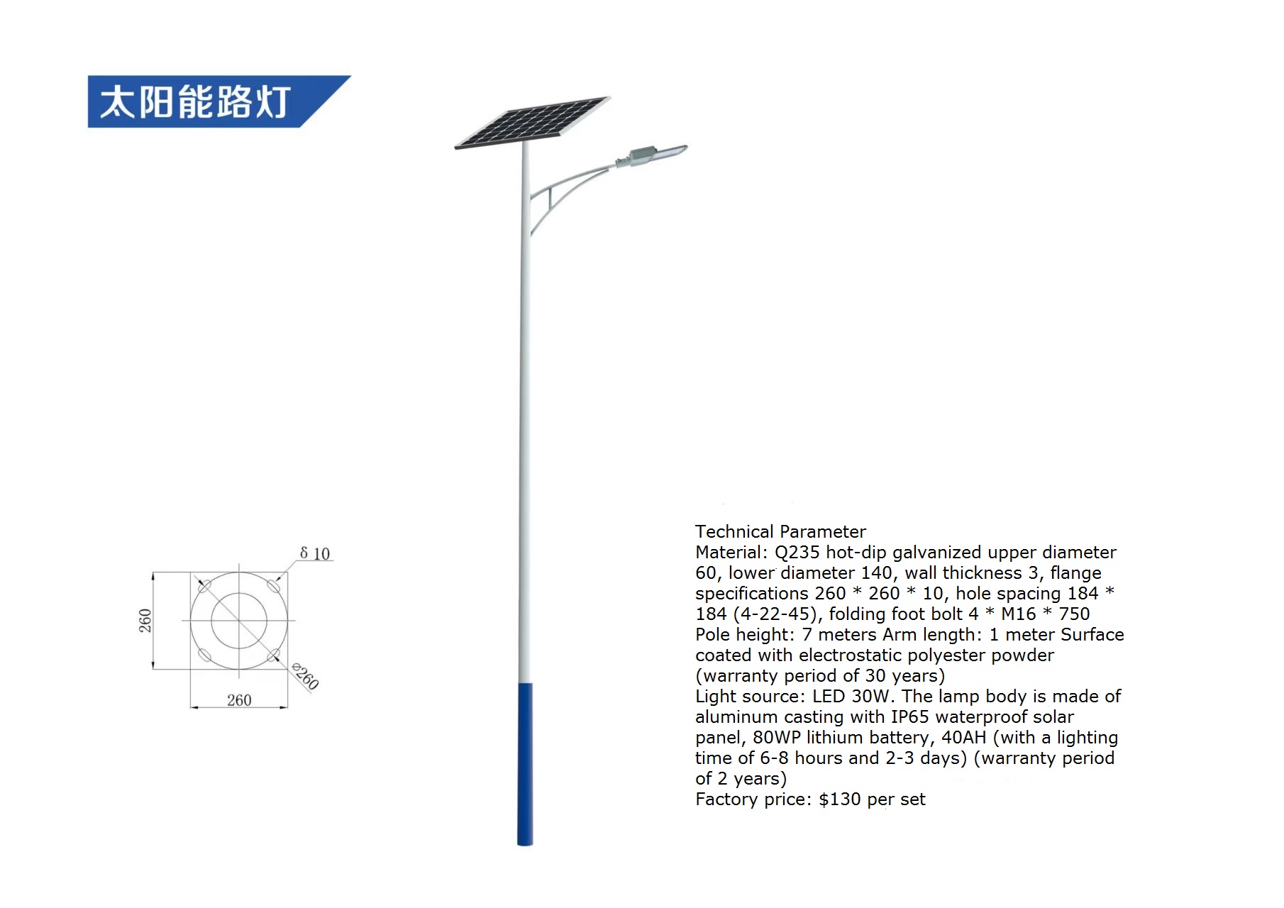 Wasserdichte LED-Solar-Straßen – Outdoor Lighting Diy Bewertung und Preis