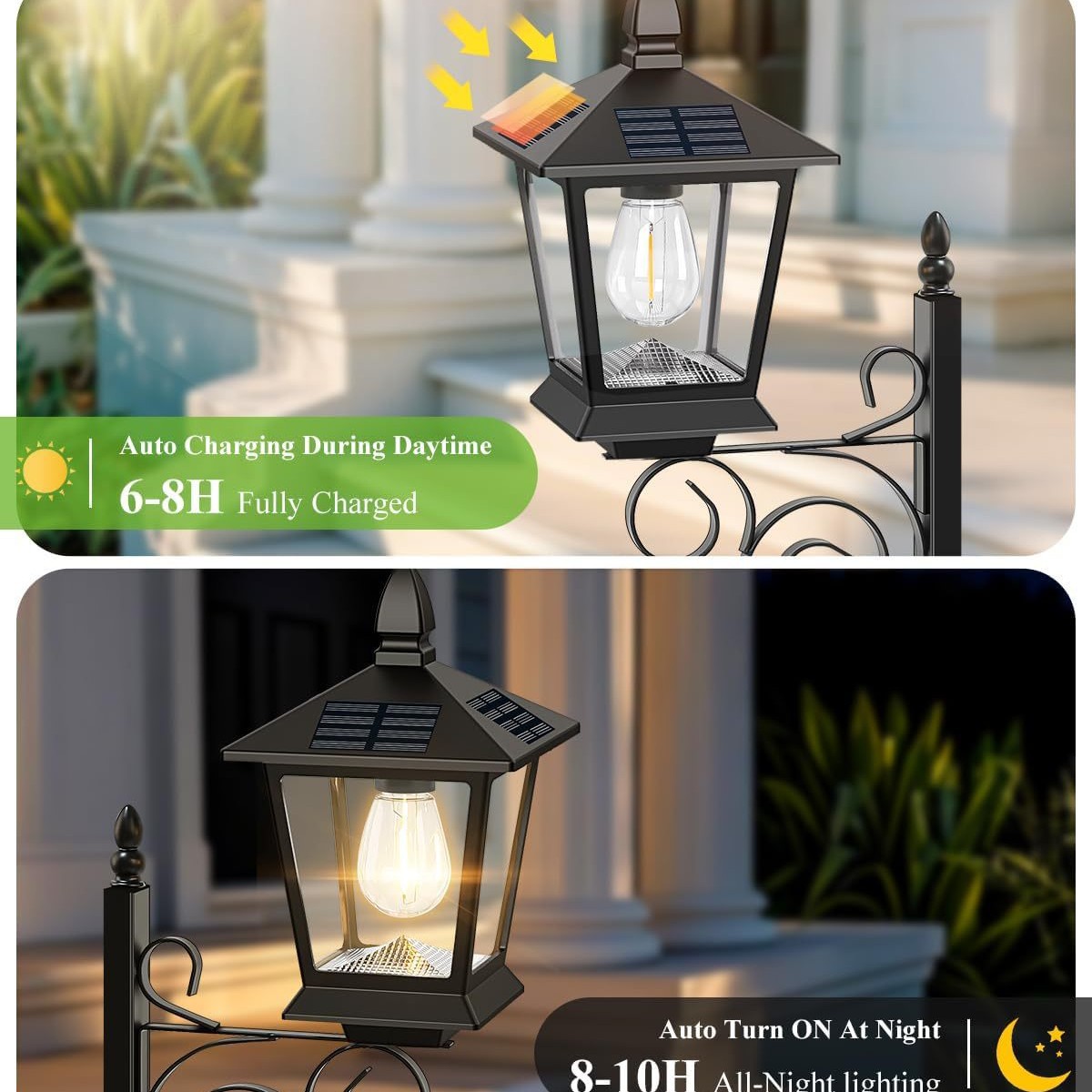 2-in-1 Solar-Pflanzgefäßlampe, – Outdoor Lighting For Garden Bewertung und Preis