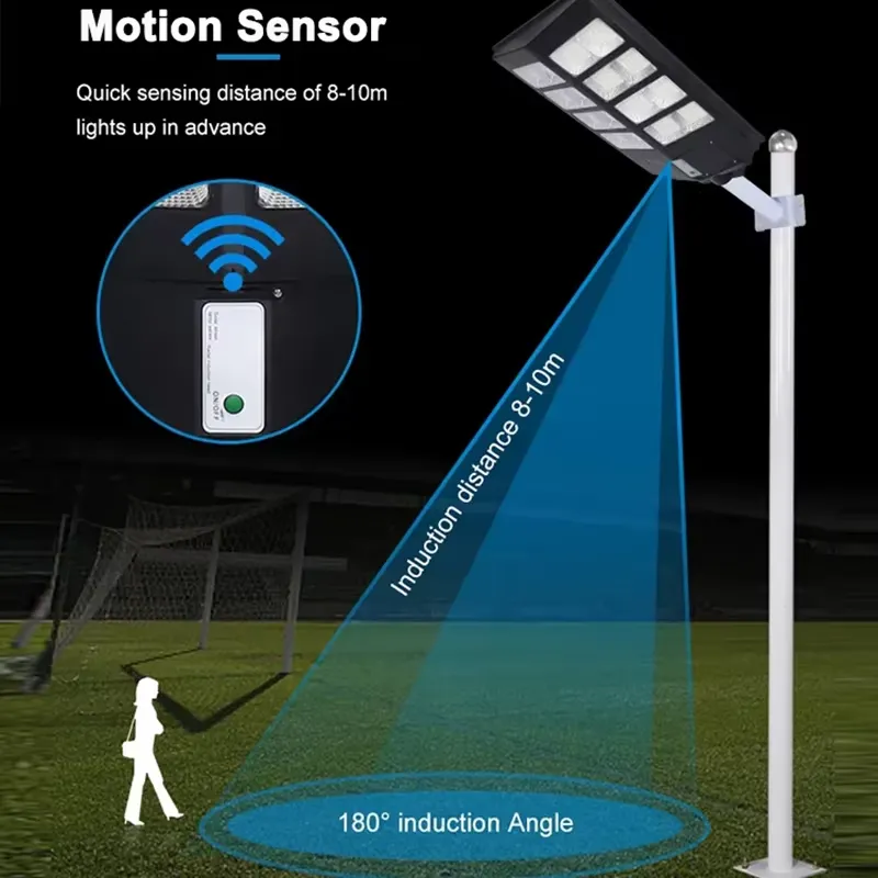 9W Solar-LED-Straßenleuchte fü – Outdoor Lighting Motion Sensor Bewertung und Preis