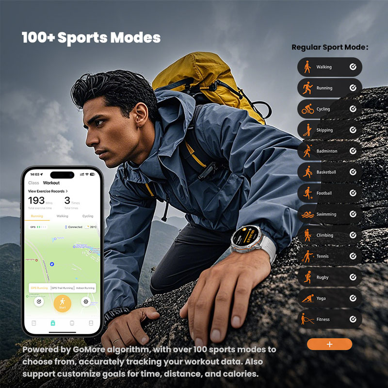 2026 Neue Militär-Smartwatch T – Outdoor Lighting For Steps Bewertung und Preis