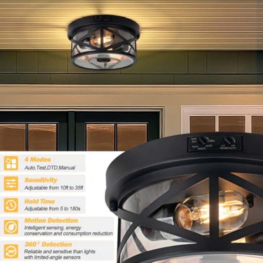 Deckenleuchte mit Bewegungsmel – Lighting Fixture Outdoor Bewertung und Preis
