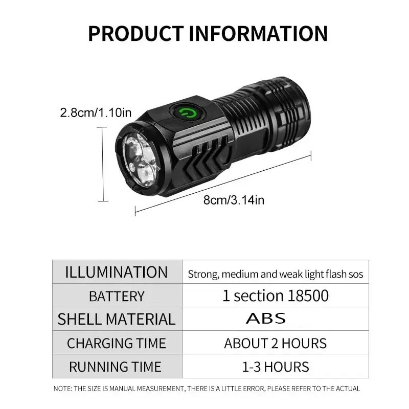 Mini-3LED-Taschenlampe mit Sti – Outdoor Lighting Bollards Bewertung und Preis